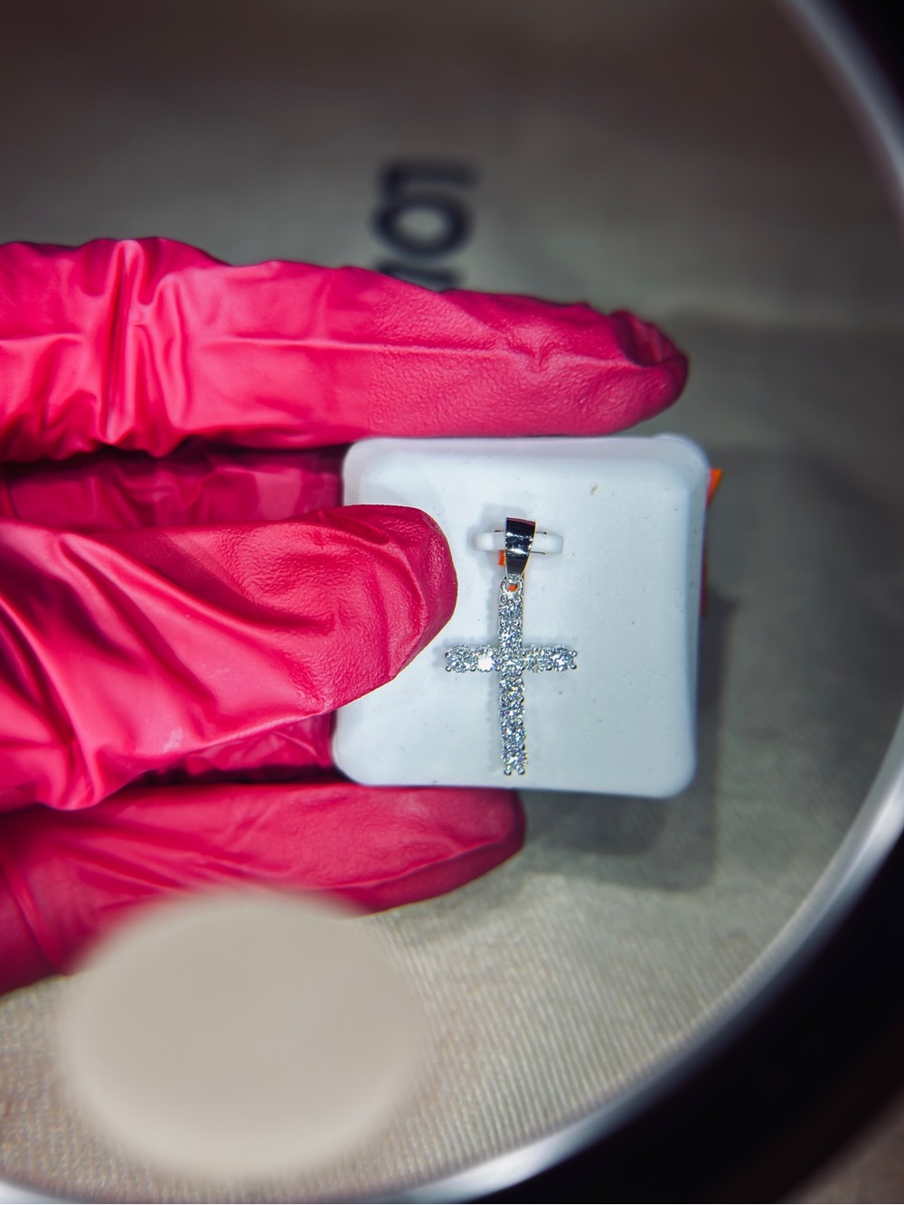 VVS Moissanite Cross Pendant